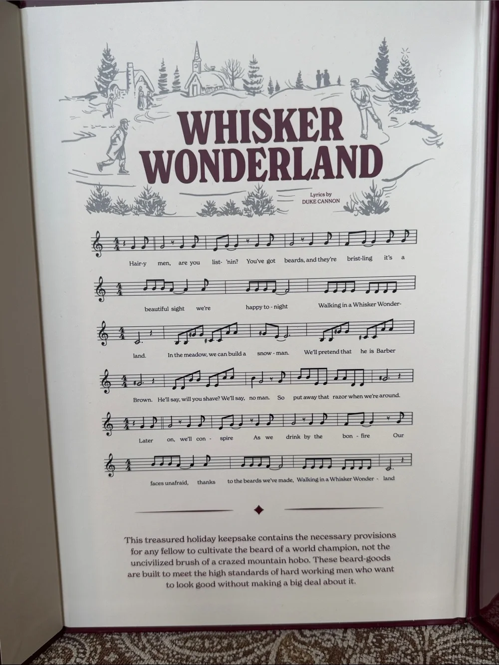 NWT Duke Cannon Whisker Wonderland Beard Care Gift Set and Soap